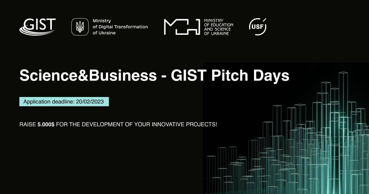 SCIENCE&BUSINESS - GIST PITCH DAYS